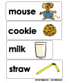 if you give a mouse a cookie word wall