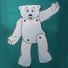 polar bear puppet craft