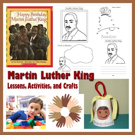 Preschool and Kindergarten MLK activities and crafts
