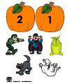Halloween bingo game