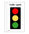 Traffic light booklet to make
