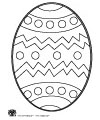 Easter egg coloring 