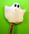 Play dough ghost pencil topper