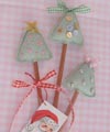 Christmas Tree pencil toppers