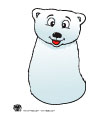 polar bear crafts pattern