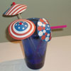 4th of July drink umbrella craft