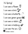 Emergent reader printables