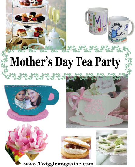 Mother's Day tea party activities, crafts, and ideas